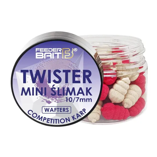 Mini Ślimak Competiotion Karp dwa koloryt 10/7mm Feeder Bait 25ml