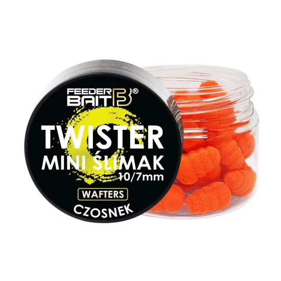 Mini Ślimak Czosnek dwa koloryt 10/7mm Feeder Bait 25ml