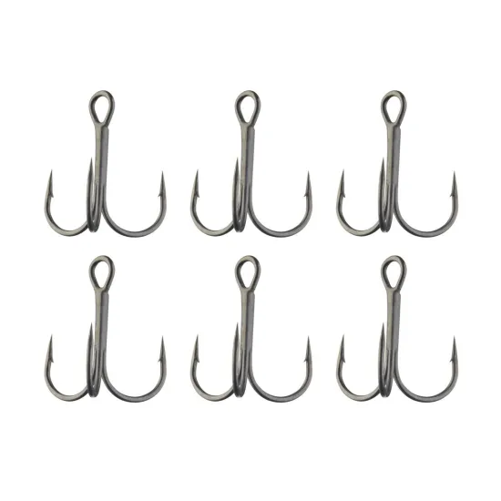 Kotwica trójramienna Daiwa Prorex Treble T30 BN rozmiar 1/0 6 sztuk