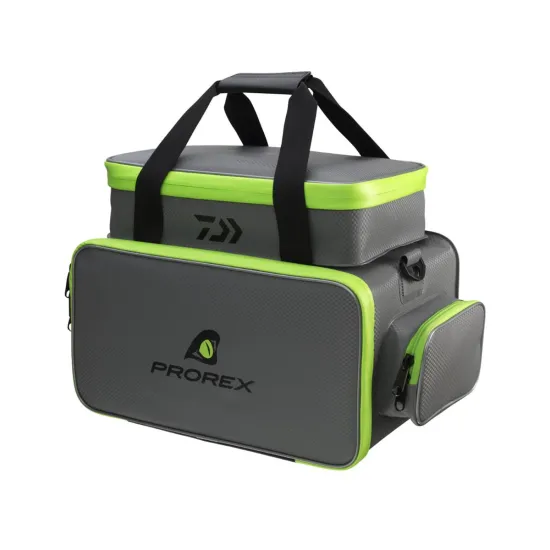 Torba wędkarska Daiwa Prorex Eva WP Tackle Container 50x26x32cm z 4 pudełkami