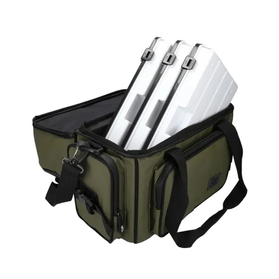 Torba wędkarska na przynęty Daiwa D-Vec WP-300 Tackle Box Bag 44x25x37cm z 3 pudełkami-122818