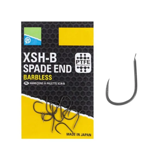 Haczyki bezzadziorowe Preston XSH-B Spade End Barbless rozmiar 18 10 sztuk