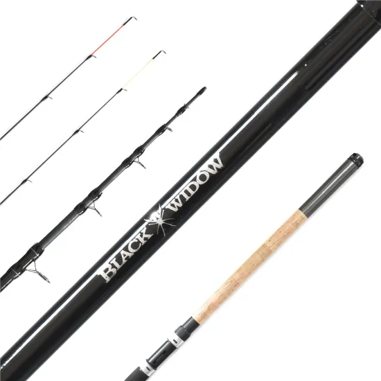 Wędka feeder, teleskopowa Daiwa Black Widow Tele Feeder 3.00m -80g-123306