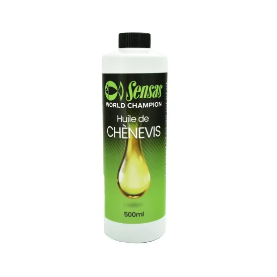 Dodatek zanętowy, atraktor Sensas Chenevis Huile 500ml