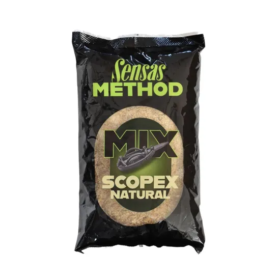 Zanęta wędkarska Sensas Method Mix Natural Scopex 1kg