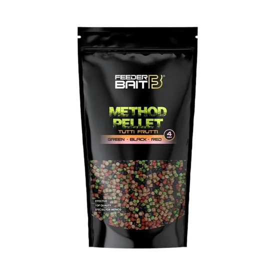 Pellet zanętowy Prestige Tutti Frutti Green Black Red 4mm Feeder Bait 800g