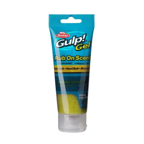 Atraktor spinningowy Berkley Gulp! Gel 80ml sardine yellow silver flake