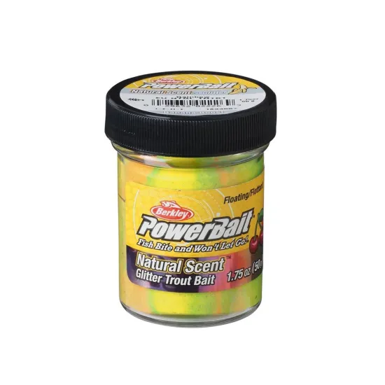 Ciasto Berkley Powerbait Trout Dought Fruits 50g banana rainbow floating