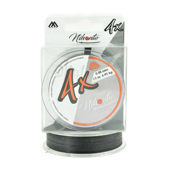 Plecionka na przypony Mikado Nihonto Fine Braid 0.08mm 15m czarna