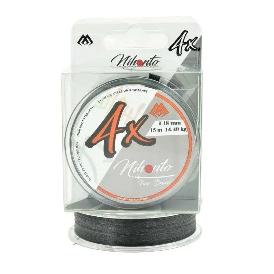 Plecionka na przypony Mikado Nihonto Fine Braid 0.18mm 15m czarna