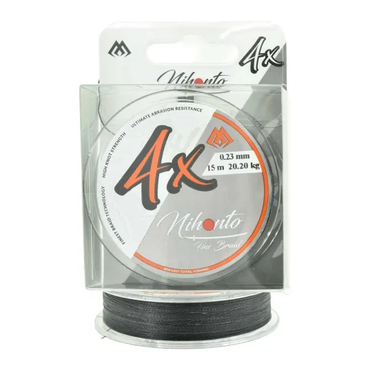 Plecionka na przypony Mikado Nihonto Fine Braid 0.23mm 15m czarna