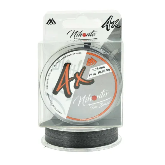 Plecionka na przypony Mikado Nihonto Fine Braid 0.25mm 15m czarna