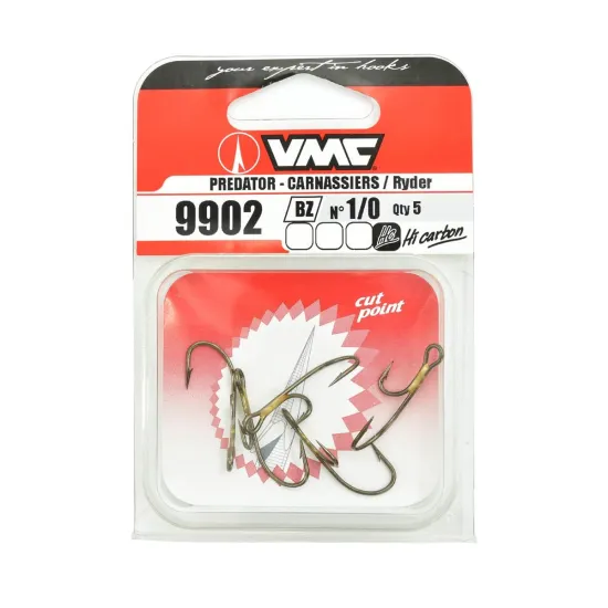 Kotwica VMC D.Ryder 9902 RD rozmiar "1/0" 5 sztuk