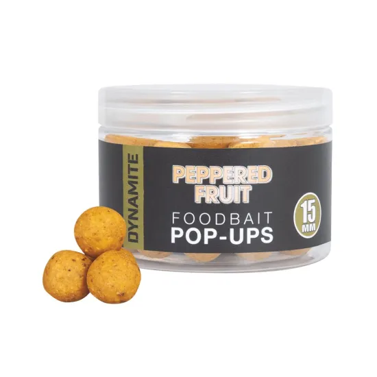 Kulki Dynamite Baits Peppered Foodbait Pop-Ups 15mm