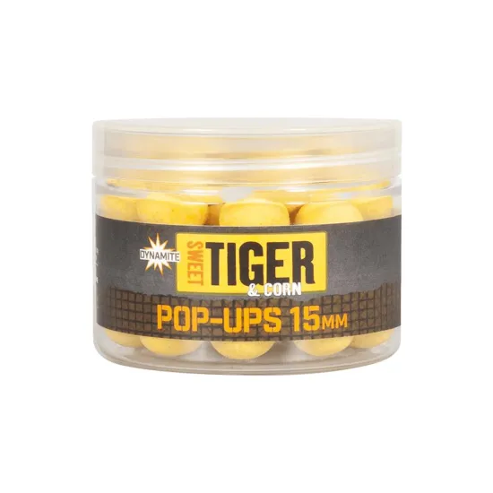 Kulki Dynamite Baits Sweet Tiger & Corn Foodbait Pop-Ups 15mm