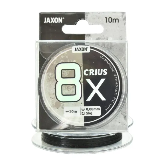 Plecionka przyponowa, gruntowa Jaxon Crius 8X Leader Line 0.08mm 10m