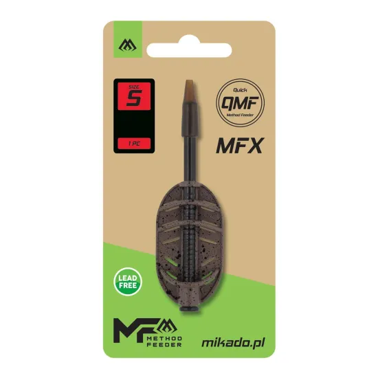 Koszyk zanętowy Method Feeder MFX Q.M.F rozmiar S Mikado 40g