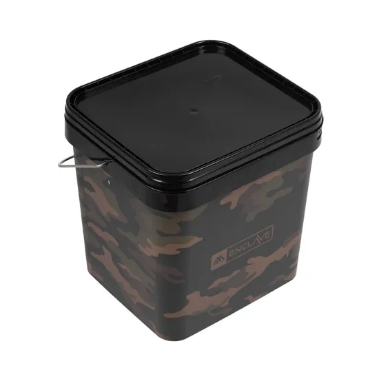 Wiadro Mikado Enclave Camo Bucket kwadratowe 10 litrów