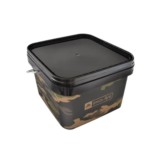 Wiadro Mikado Enclave Camo Bucket kwadratowe 17 litrów