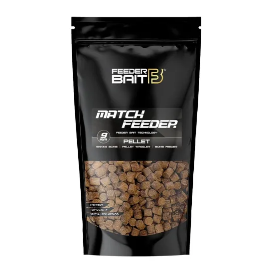Pellet zanętowy, haczykowy Match Feeder Jasny 9mm Feeder Bait 800g
