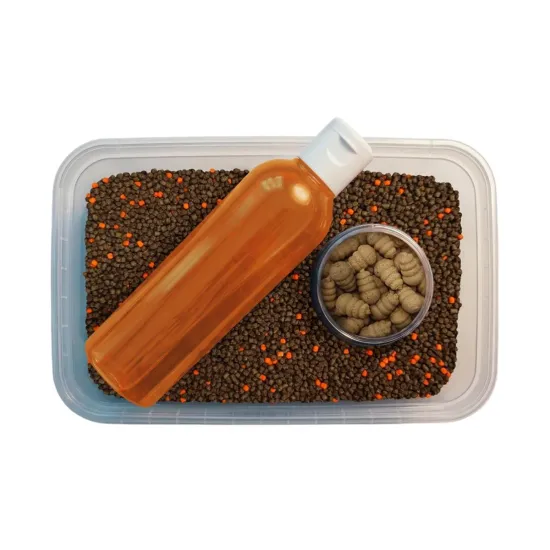 Multipack Feeder Bait 3w1 Liquid, Mini Ślimak, Pellet, - aromat orzech tygrysi-125522