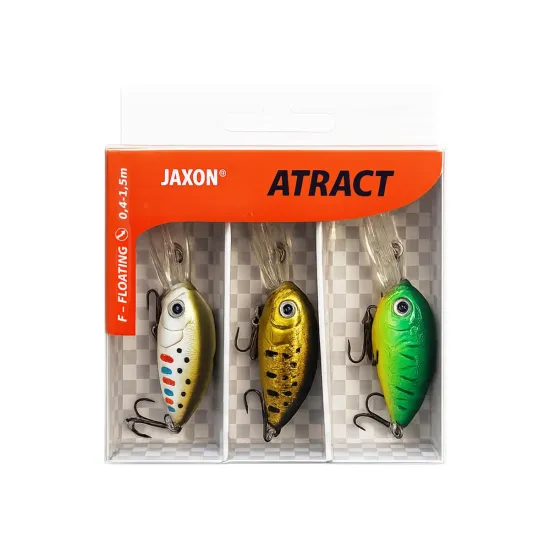 Zestaw woblerów Atract Aris XHM Jaxon 4cm / 4,8g 3 sztuki