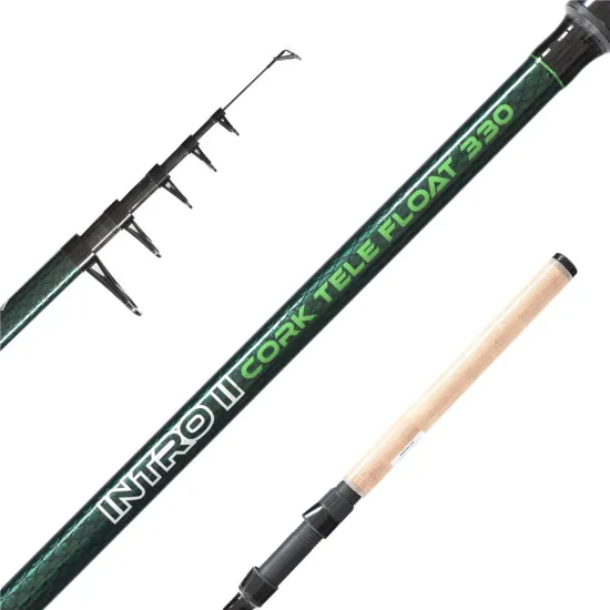Wędka spławikowa, teleskopowa Mikado Intro II Cork Tele Float 3.30m -30g-125671