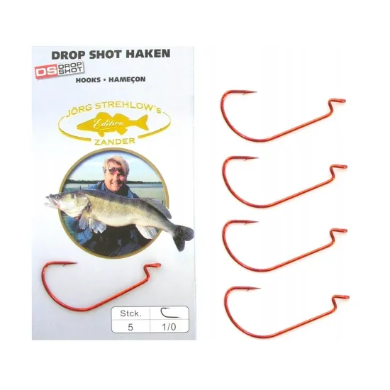 Haki Balzer Drop Shot 16621 rozmiar 1/0 opakowanie 5 sztuk
