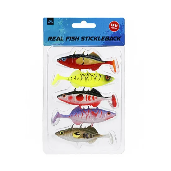 Przynęta Mikado Real Fish Stickleback 5cm mix 5 sztuk
