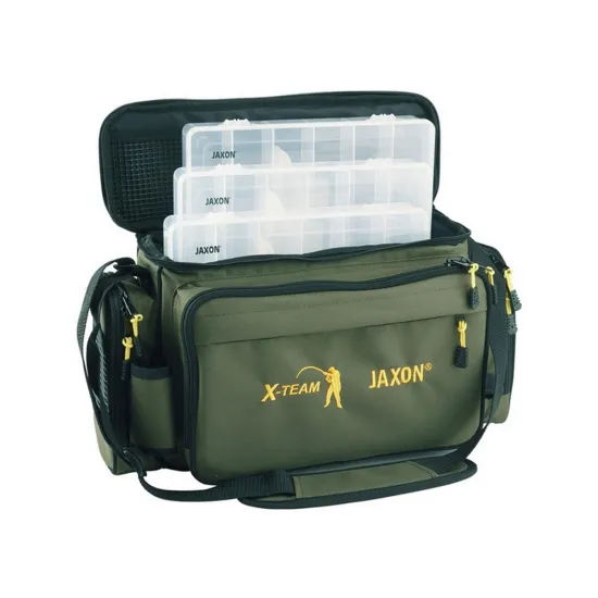 Torba Jaxon usztywniane dno + 3 pudełka 45x17x25cm