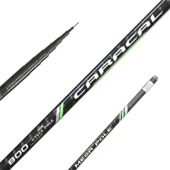 Wędka bezprzelotkowa, bat Jaxon Caracal Mega Pole 8.00m-126453
