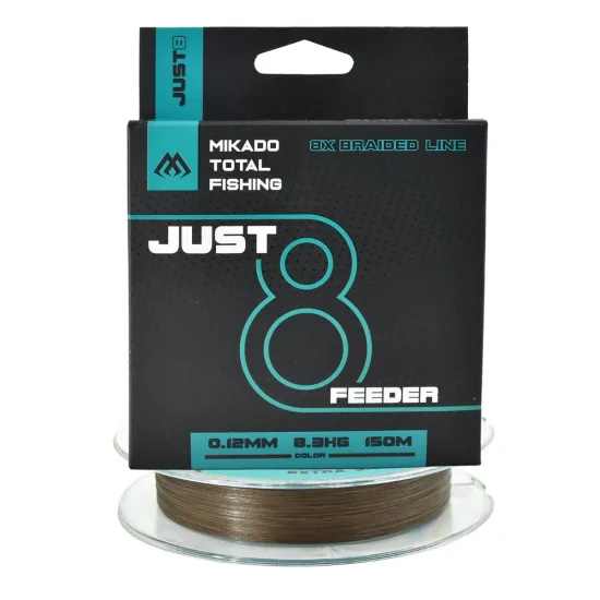 Plecionka feederowa Mikado Just 8 Feeder 0.12mm 150m