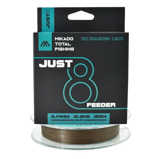 Plecionka feederowa Mikado Just 8 Feeder 0.14mm 150m