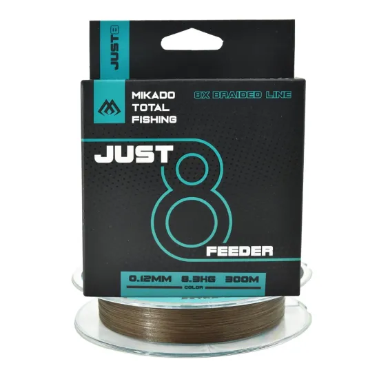 Plecionka feederowa Mikado Just 8 Feeder 0.12mm 300m