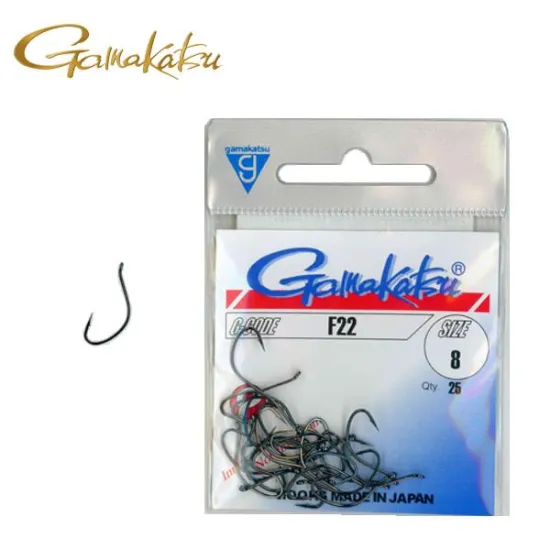 Haczyki muchowe Gamakatsu Fly F22 rozmiar 14 czarne 25 sztuk