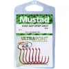 Haczyki Mustad WG Drop Shot rozmiar 2 czerwone 10 sztuk