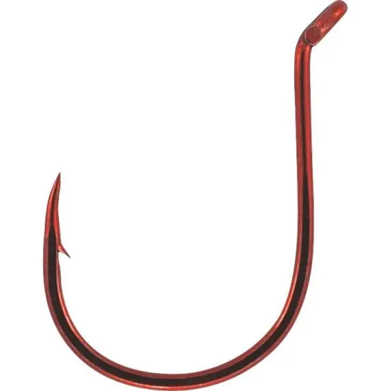 Haczyki Mustad WG Drop Shot rozmiar 6 czerwone 10 sztuk-35482