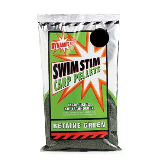 Pellet zanętowy Swim Stim Betaine Green 6mm Dynamite Baits 900g