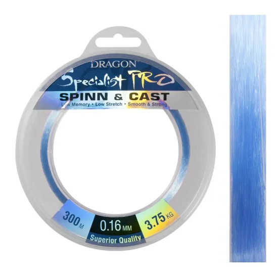 Żyłka spinningowa Dragon Specialist Pro Spin & Cast 0.16mm 300m
