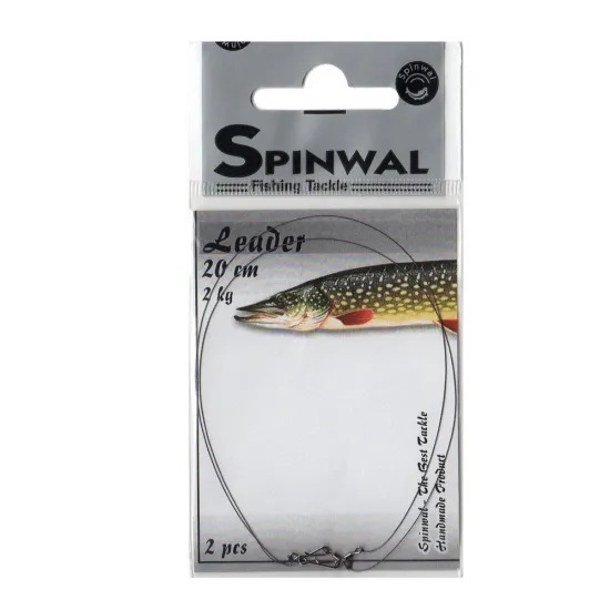 Przypon spinningowy wolframowy Spinwal 20 cm 2 kg 2 sztuki