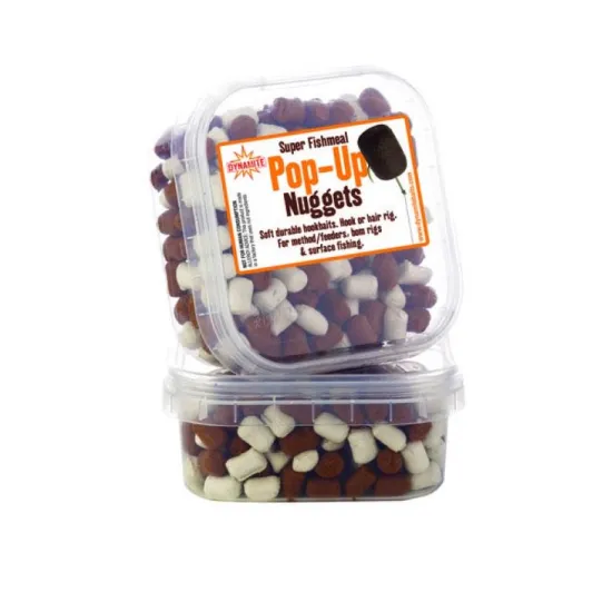 Przynęta haczykowa Pop-Up White/Brown Dynamite Baits