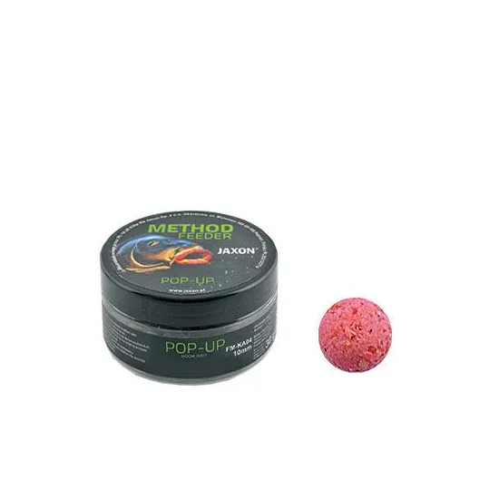 Kulki Pop-Up Method Feeder 10mm truskawka Jaxon 30g
