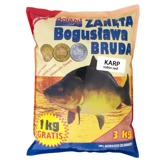 Zanęta wędkarska popularna karp robin red Boland 3kg
