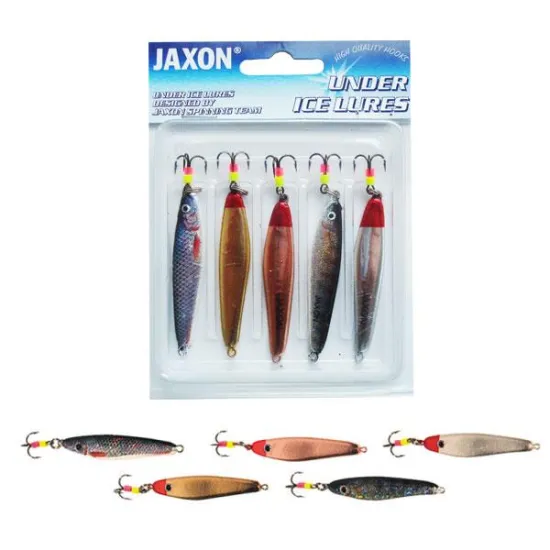 Błystka podlodowa B 3.5g 25mm mix 5 sztuk Jaxon