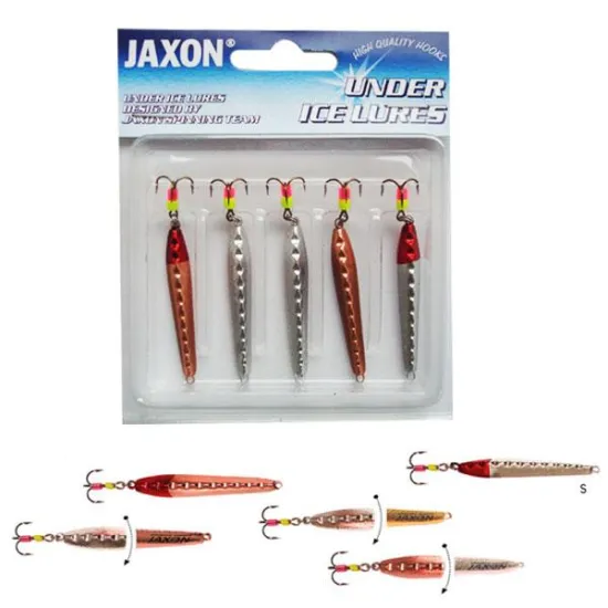 Błystka podlodowa Jaxon A 4.0g / 40mm mix 5 sztuk
