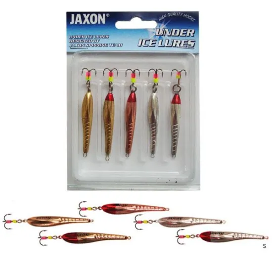Błystka podlodowa Jaxon F 3.0g / 33mm mix 5 sztuk