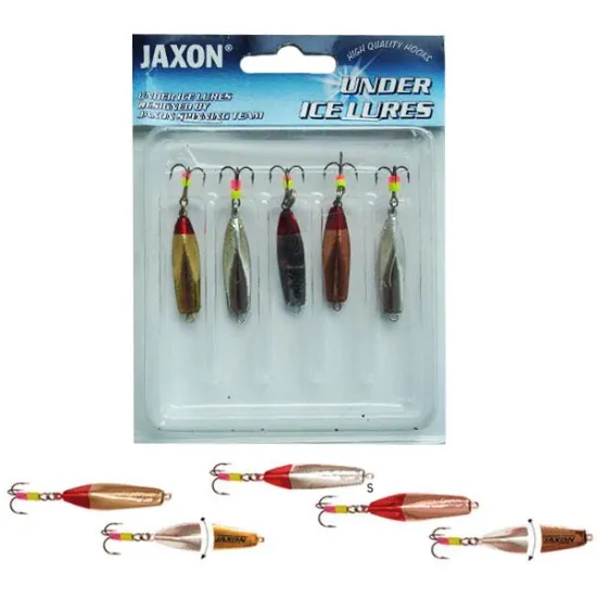 Błystka podlodowa Jaxon E 5.0g / 36mm mix 5 sztuk