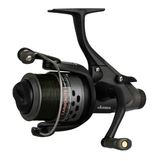 Kołowrotek feeder karpiowy z wolnym biegiem Okuma Carbonite XP Baitfeeder CBF-155a 1 łożysko