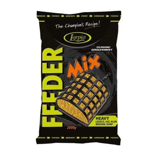 Zanęta Lorpio Feeder Mix 2kg Heavy brąz/żółta