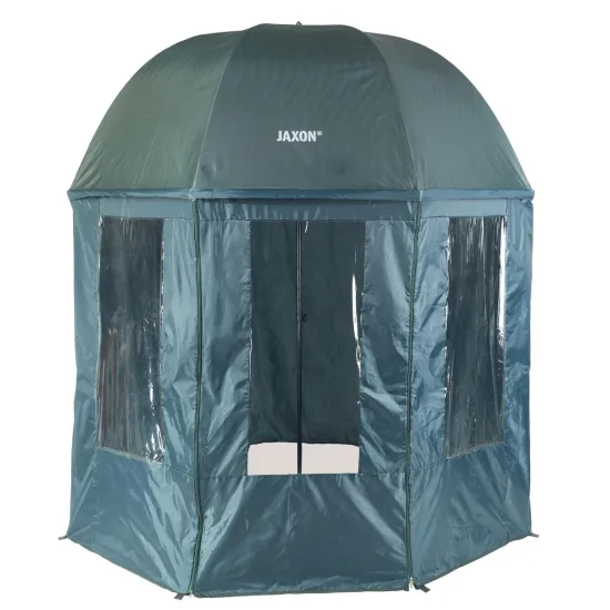 Parasol wędkarski z osłoną 125 PVC, nylon Jaxon średnica 250cm-54336